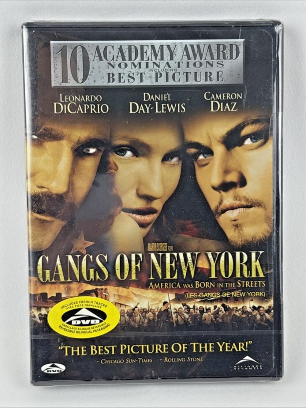 Gangs Of New York 2003 DVD Widescreen Daniel Day-Lewis Cameron Diaz New Sealed